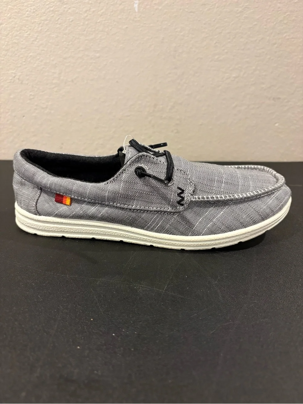 Cat & Jack Briar Slip-on Charcoal Gray (like Hey Dudes) Boat Shoe Several Sizes
